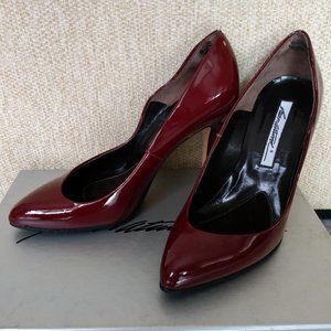 Brian Atwood Enamel Heel Pumps  Size 35